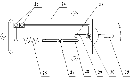 Parking brake for open type motor vehicles