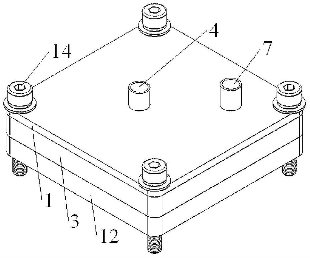 Flat-plate evaporator optimized heat dissipation device