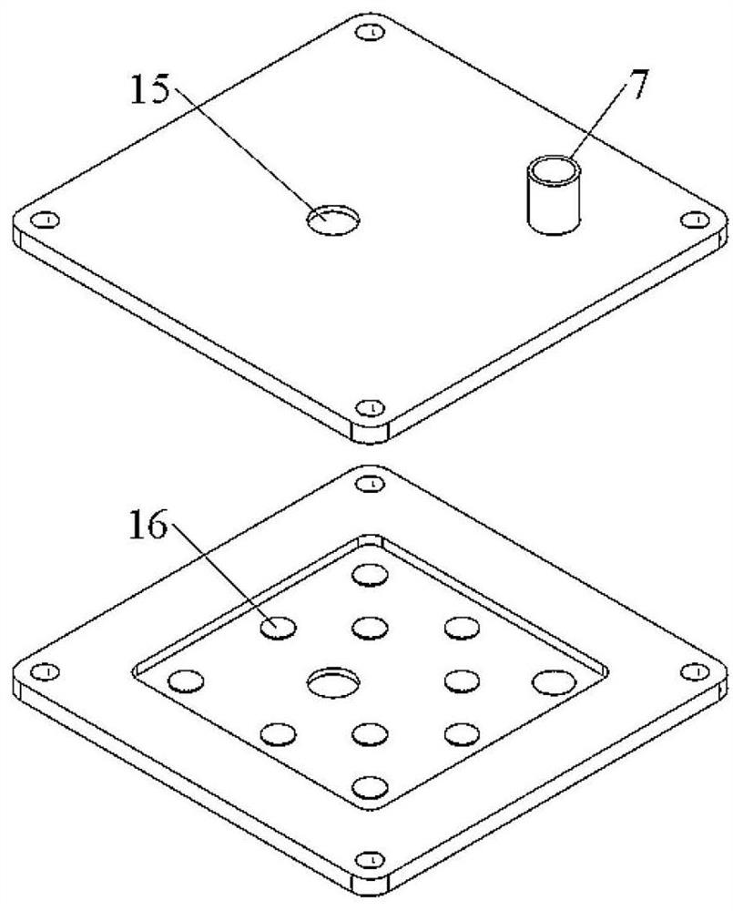 Flat-plate evaporator optimized heat dissipation device