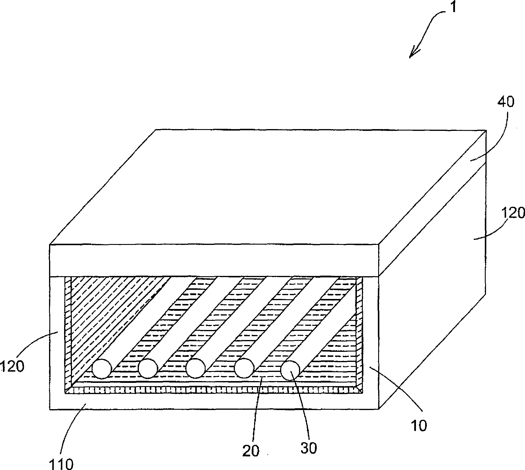 Backlight module and production method of its substrate
