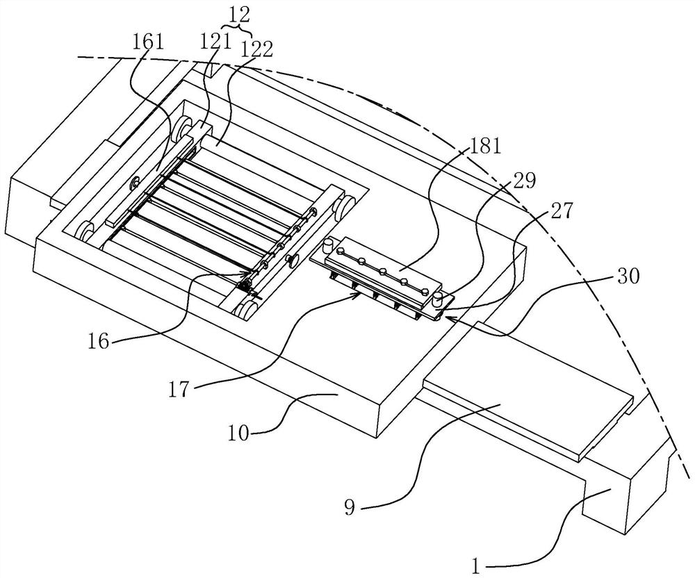 Gluing device for plate splicing machine and gluing method thereof