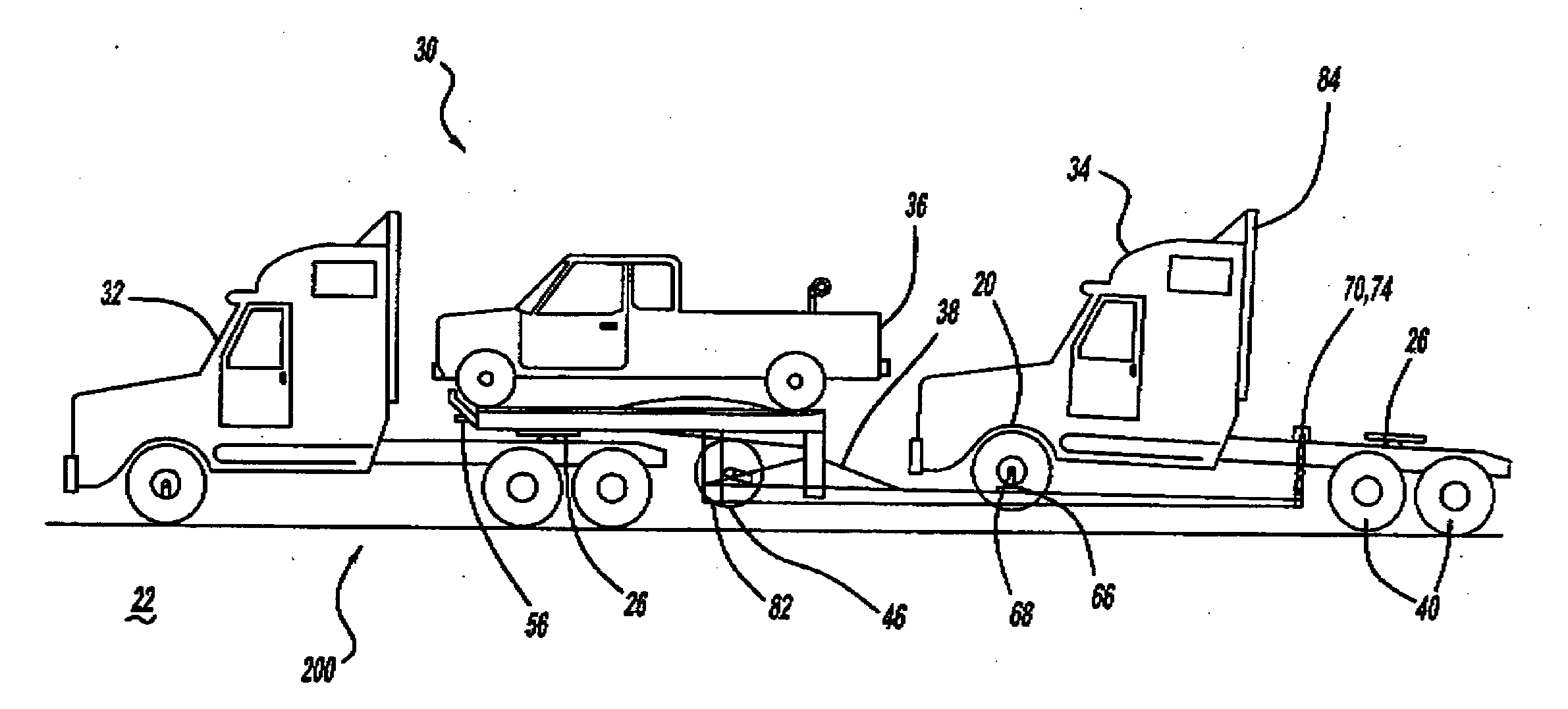 Universal folding boom trailer