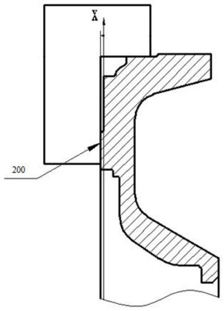 Machining method for large-diameter thin-wall diffuser of aero-engine