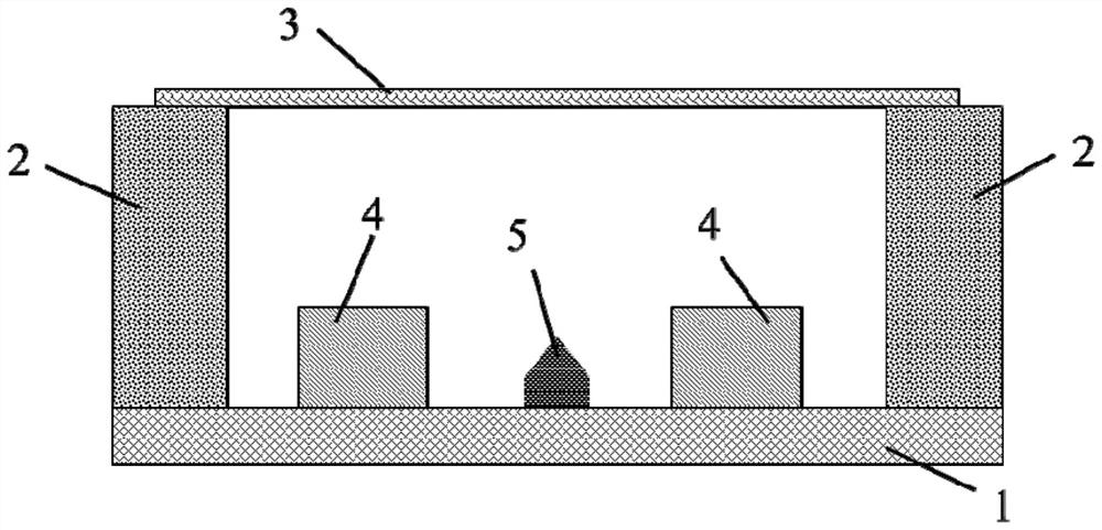 Tunneling type MEMS air pressure sensor and application thereof