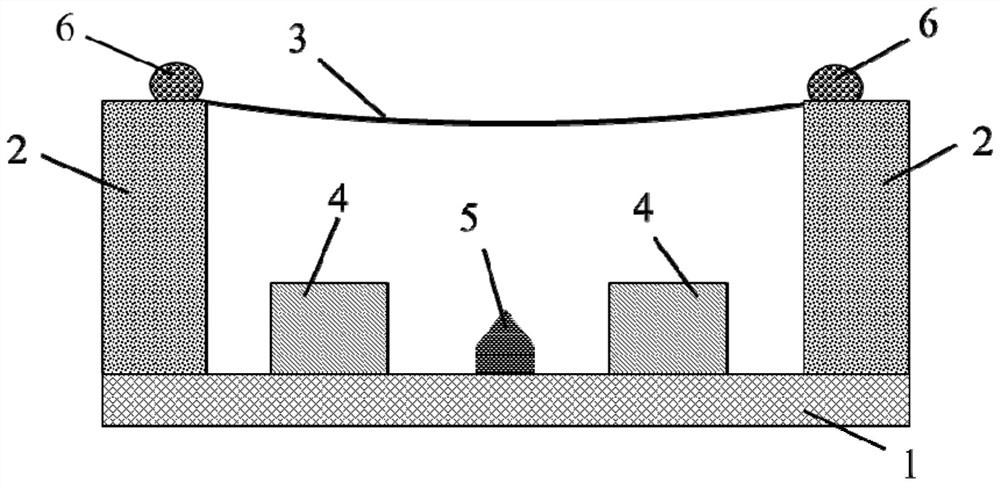 Tunneling type MEMS air pressure sensor and application thereof