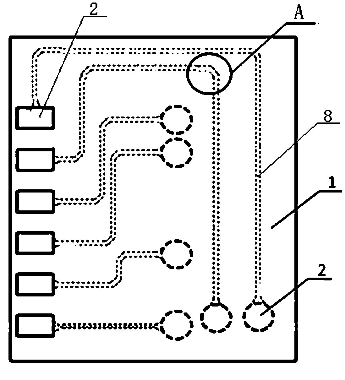 Silicon wafer packaging structure and preparation method thereof