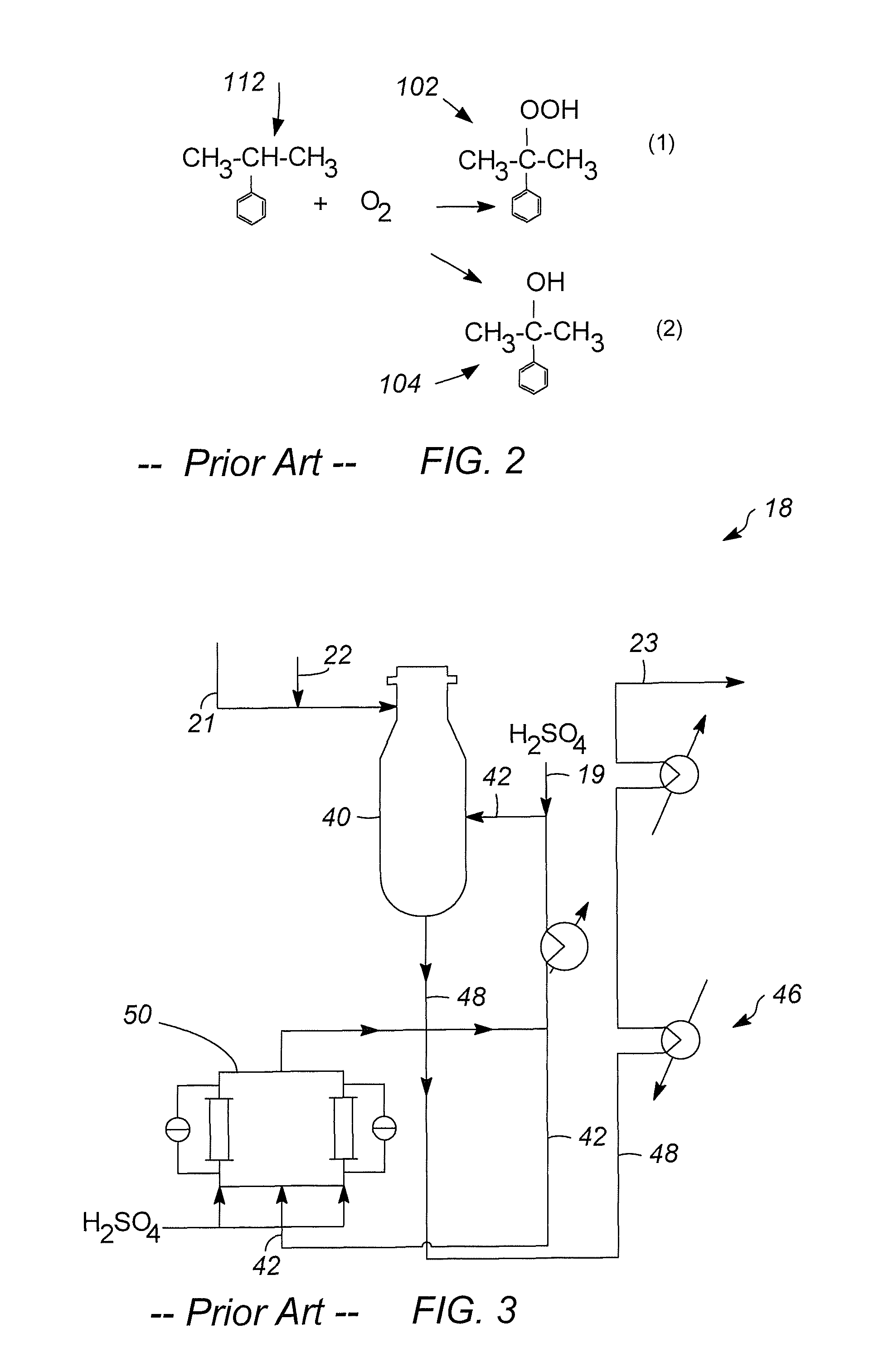 Solid acid catalyst and process for decomposition of cumene hydroperoxide