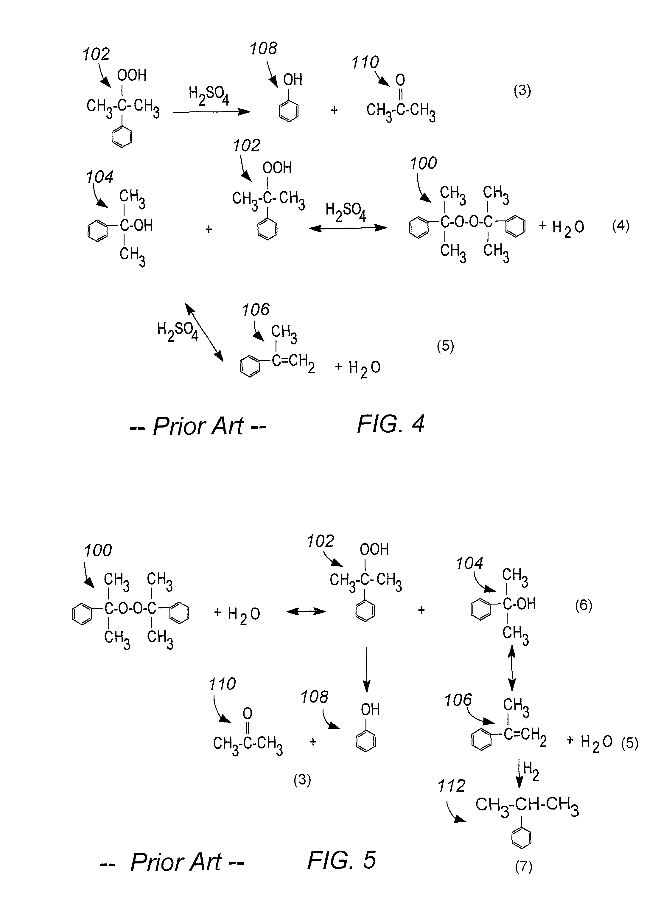 Solid acid catalyst and process for decomposition of cumene hydroperoxide