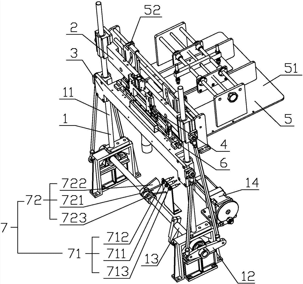 Sealing and cutting packaging mechanism of automatic paper diaper packaging machine