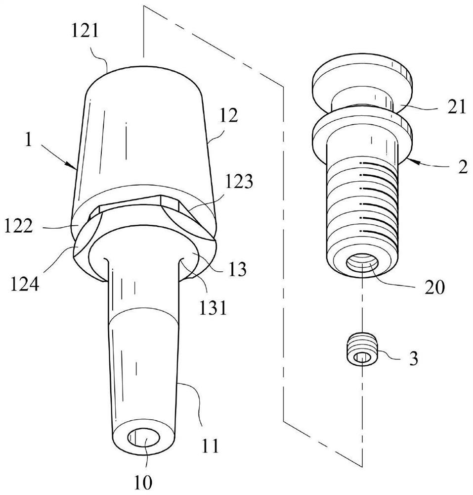 Collet type cutter structure