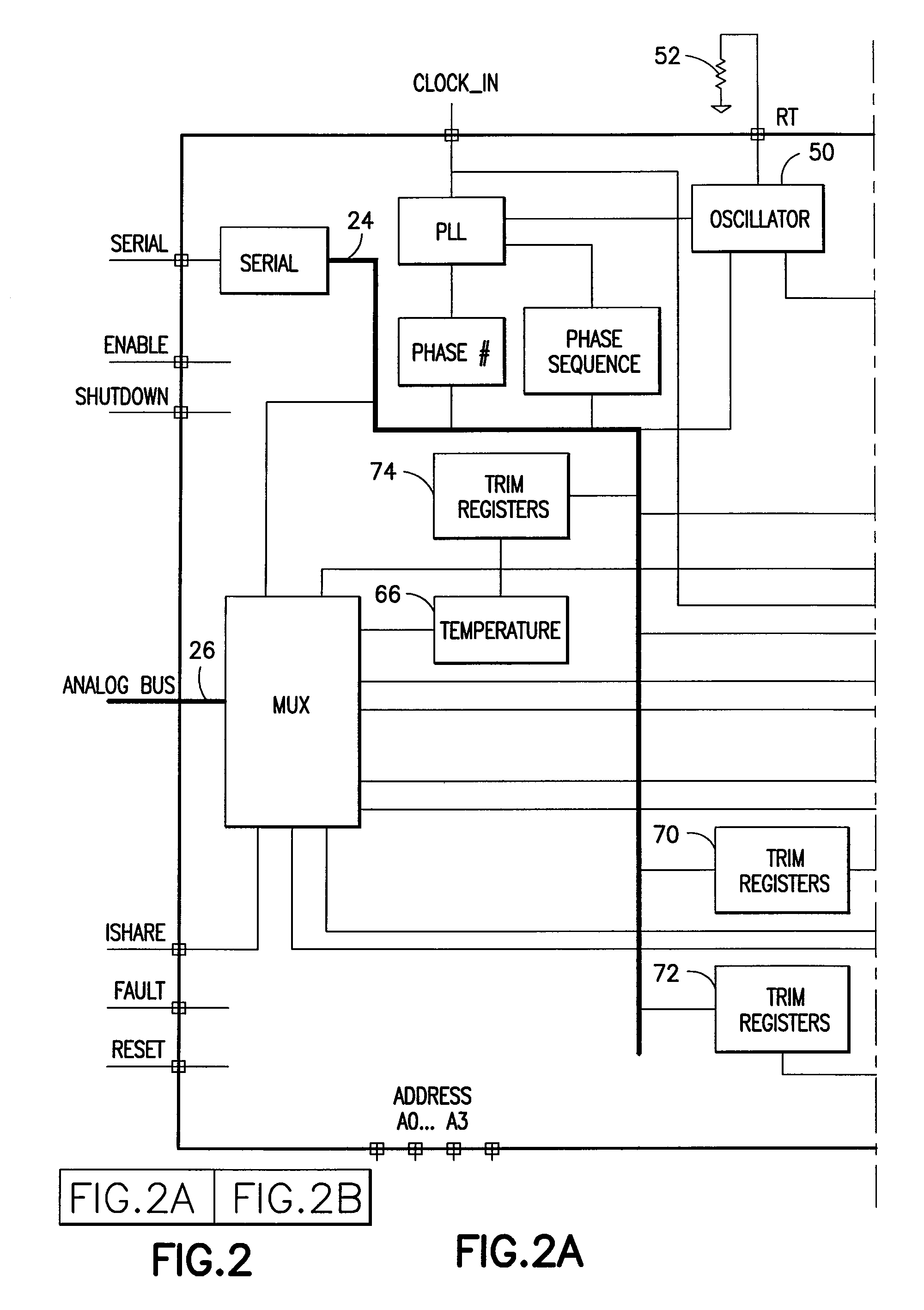 POL system architecture with analog bus