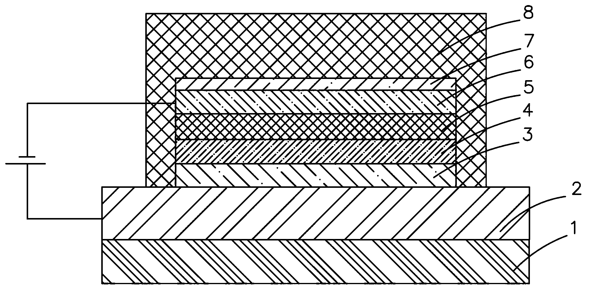 Thin-film encapsulation structure of top light-emitting OLED device and preparing method thereof