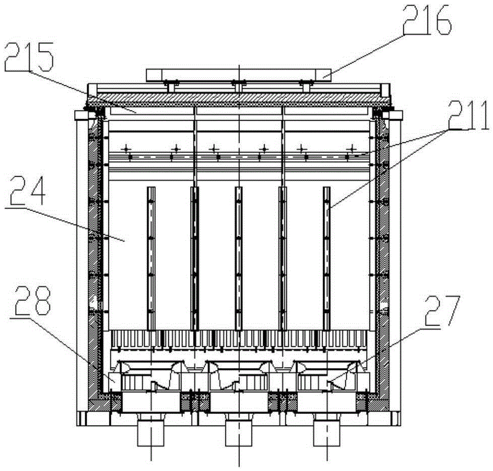 Aluminum slab pit heating furnace with soaking function