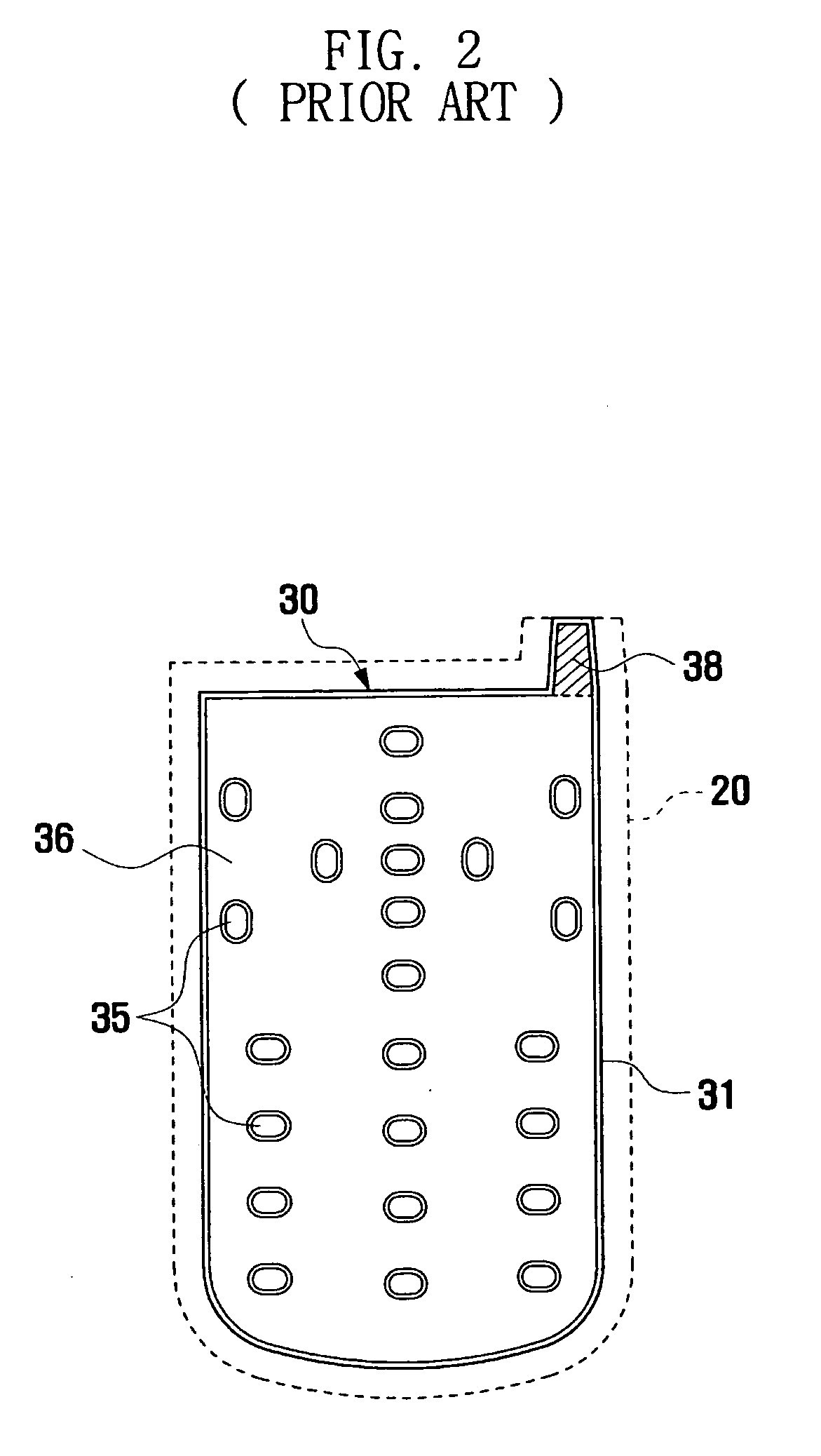 Dome switch assembly and mobile communication terminal having the same