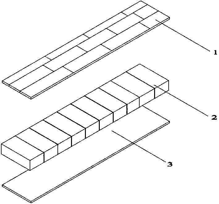 Low-formaldehyde adhesive and application thereof to production of solid wood composite floors