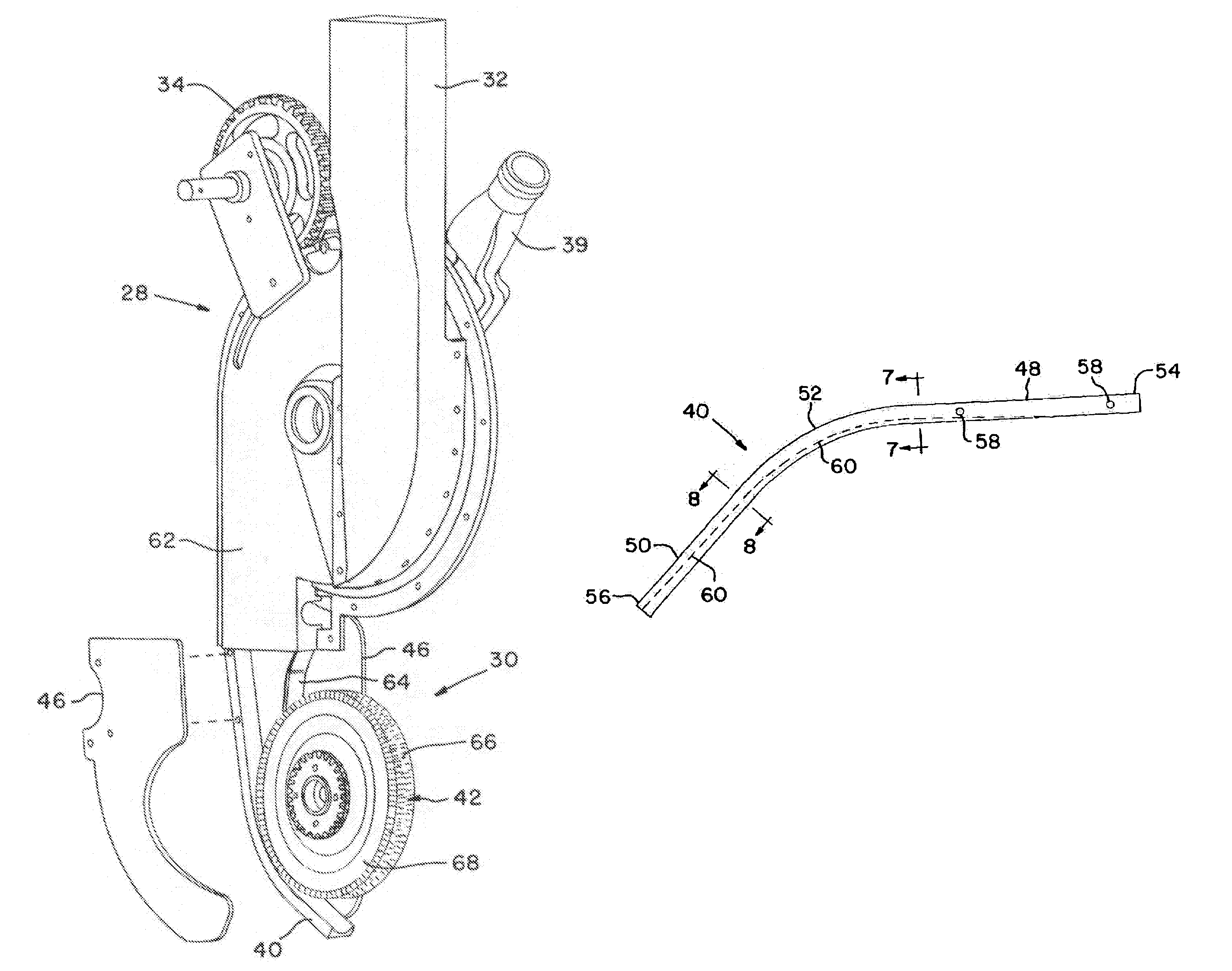 Seed slide for use in an agricultural seeding machine