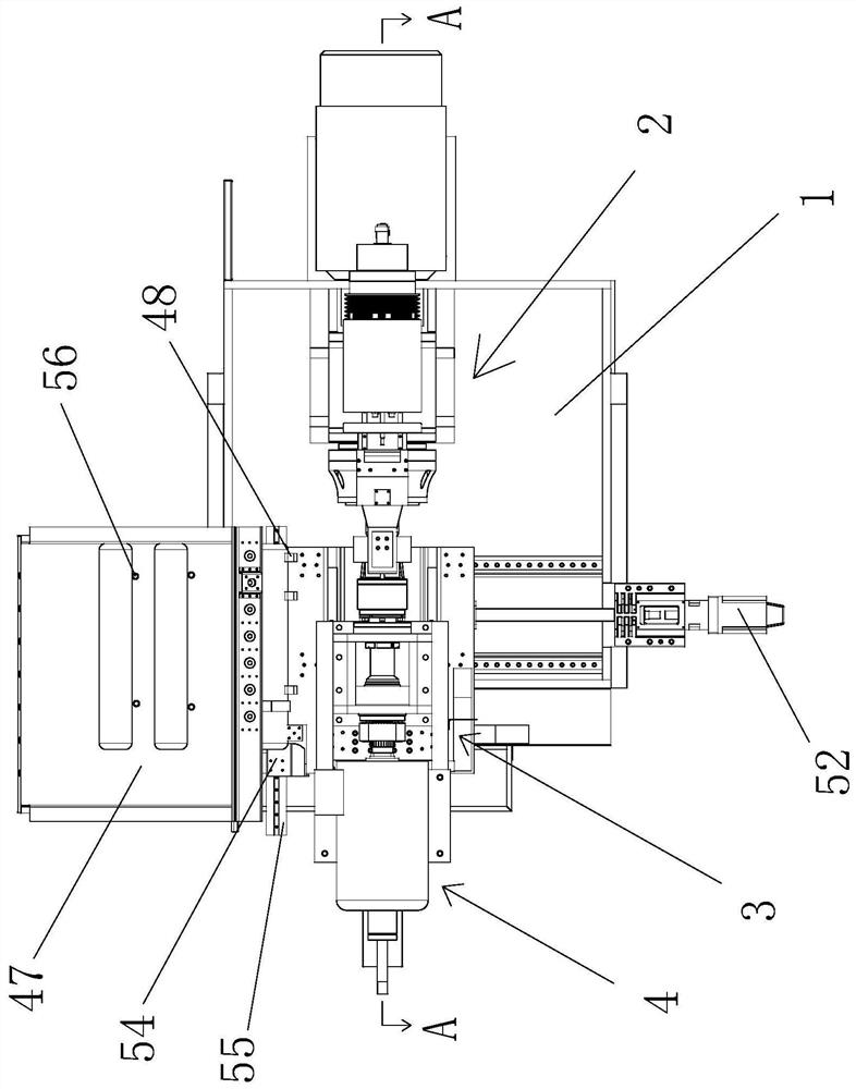 Combined necking and inward turning spinning machine