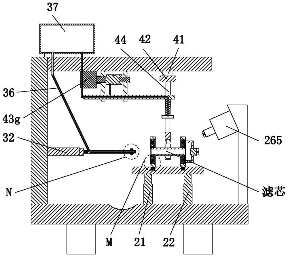 A kind of fast cleaning machine and cleaning method for filter element of water purifier