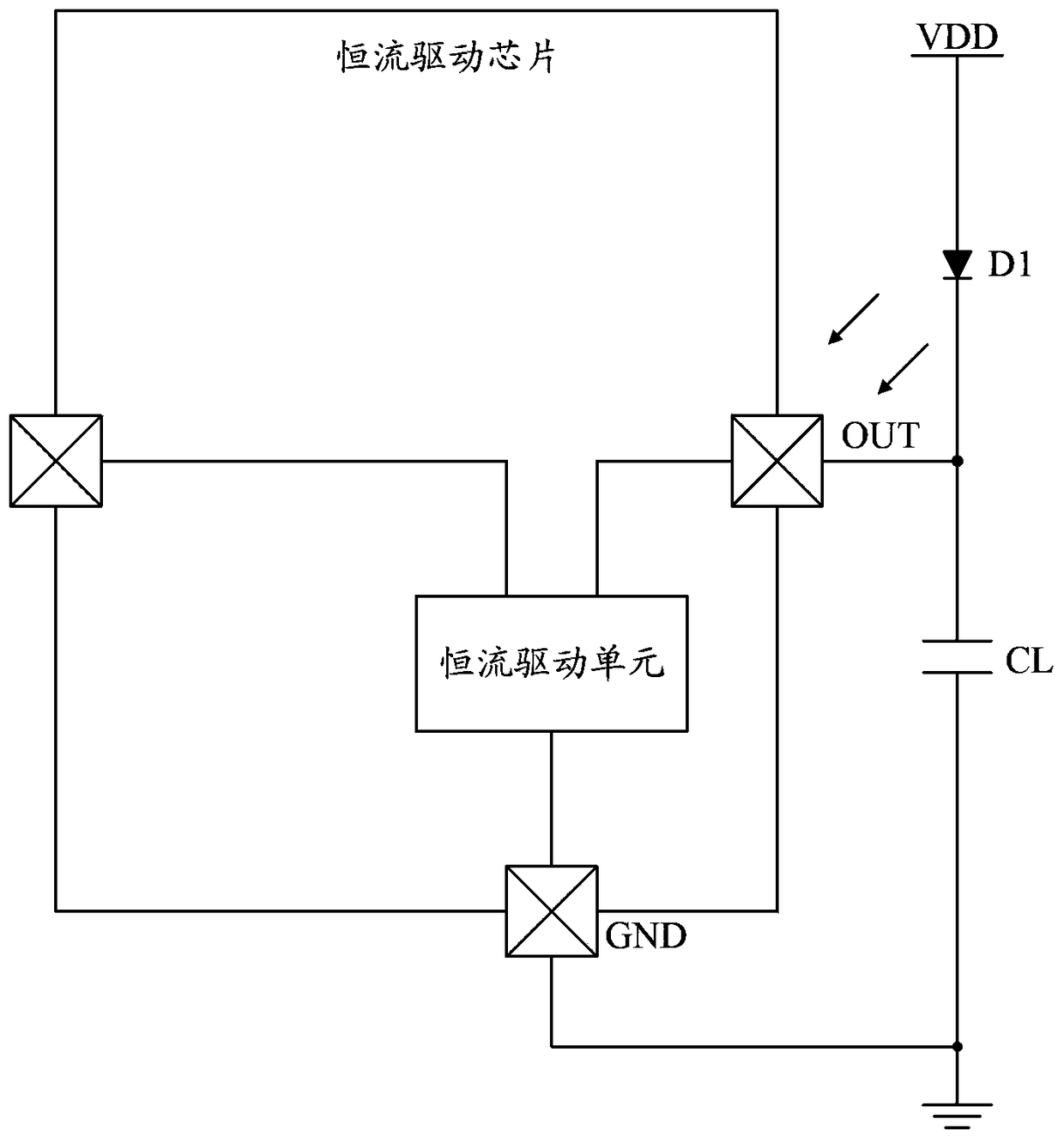 A constant current drive circuit