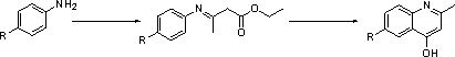 Synthesis process of quinoline medical intermediate