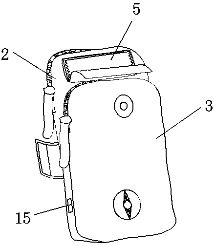 Mobile phone arm bag for outdoor exercise