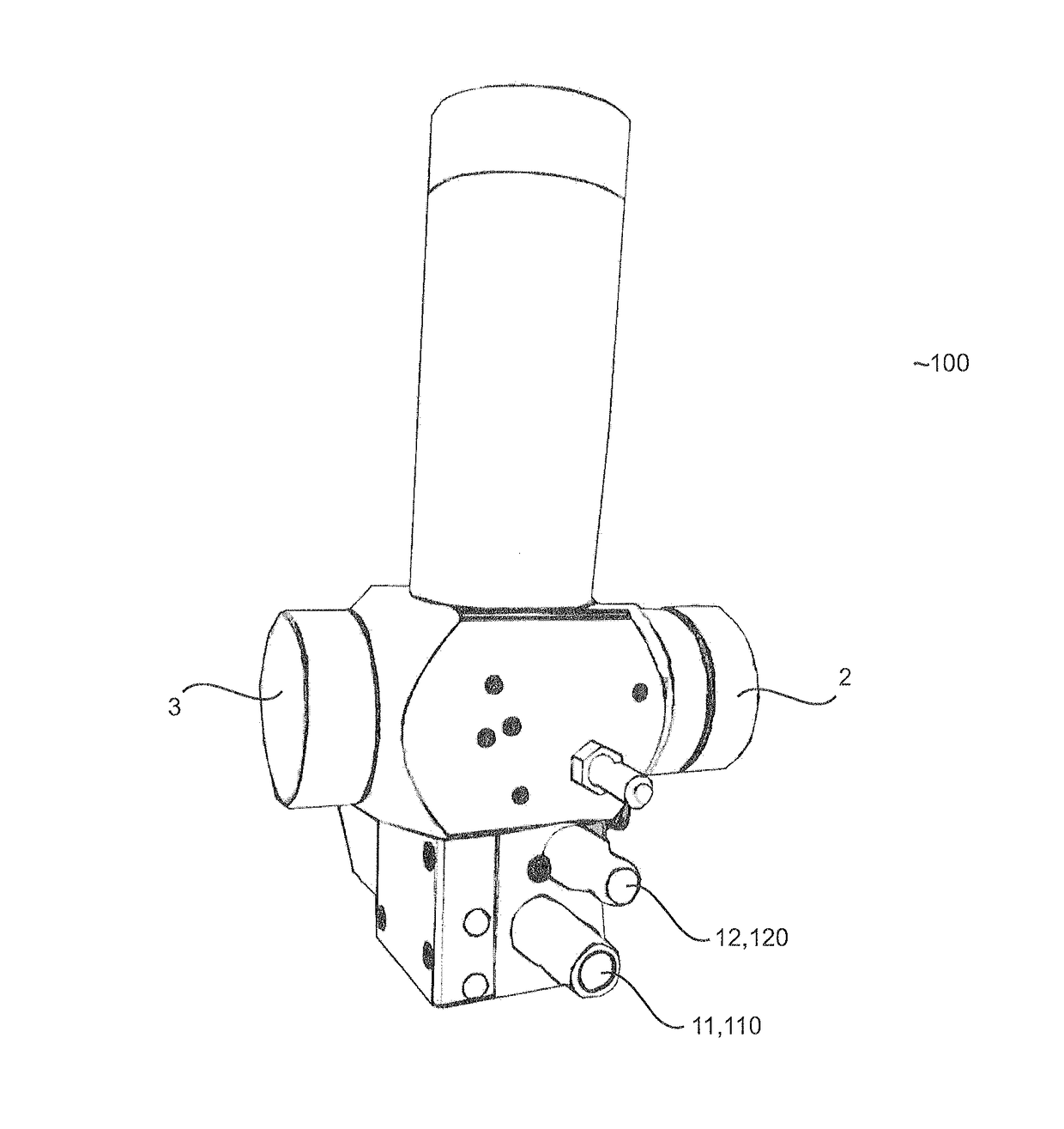 Nitrous oxide gas mixer for generating a nitrous oxide gas mix