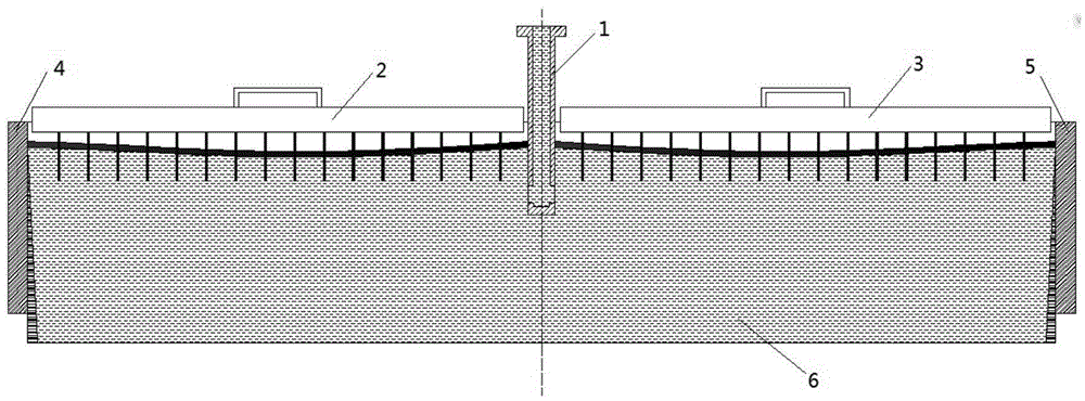 Method for measuring liquid level fluctuation of crystallizer and flow field symmetry