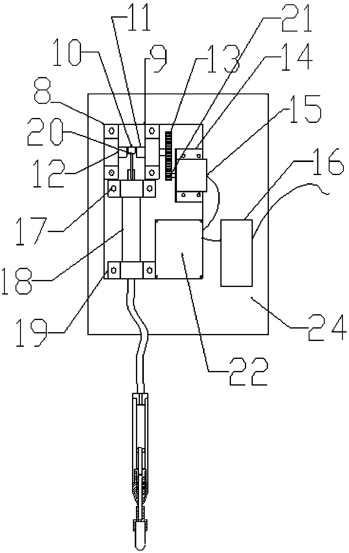 Human body pain treatment instrument