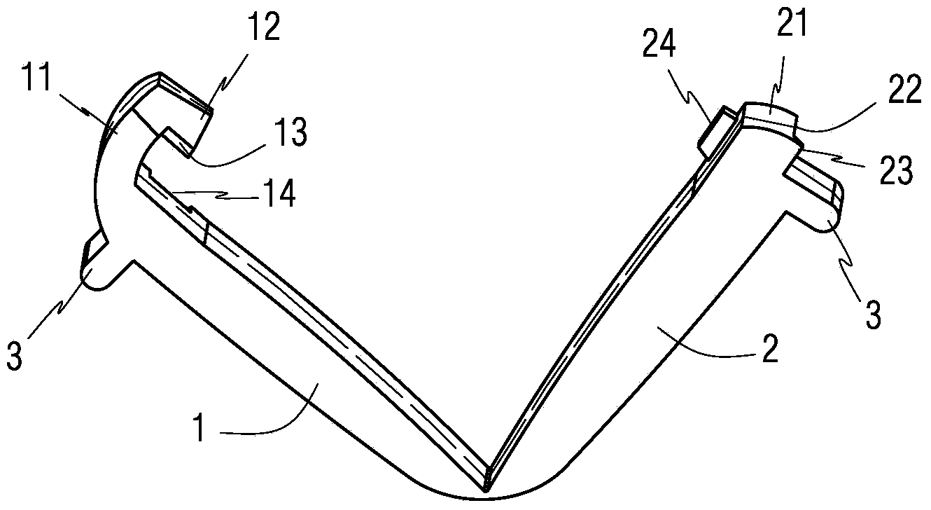 Absorbable ligature clamp and manufacturing method thereof