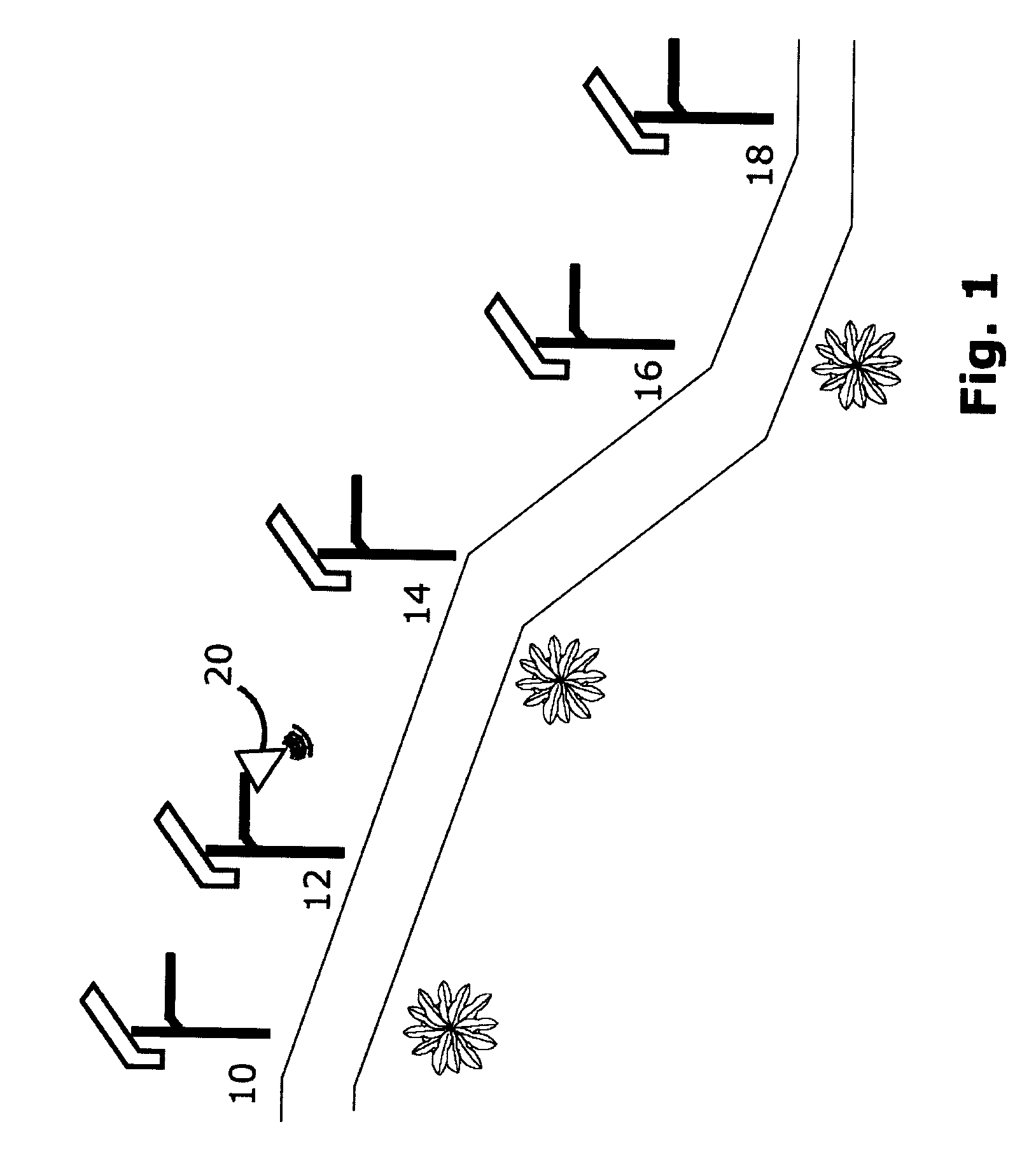 Solar lighting radio communication method and apparatus