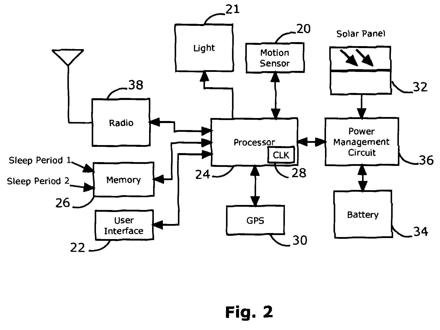 Solar lighting radio communication method and apparatus