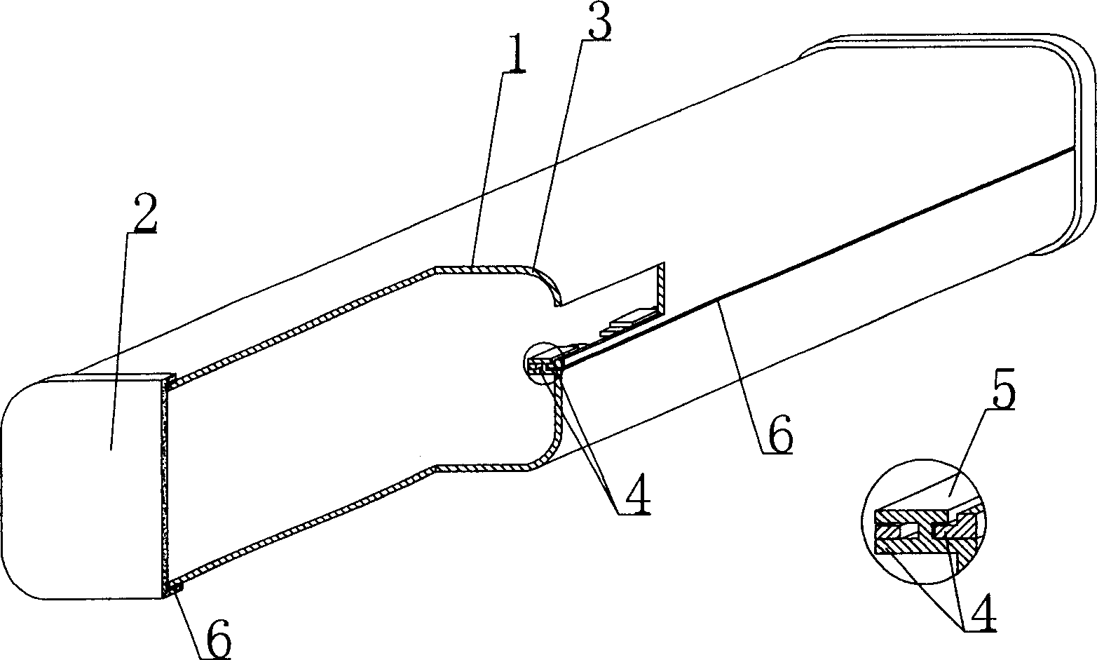 Plastic pipe with thin wall