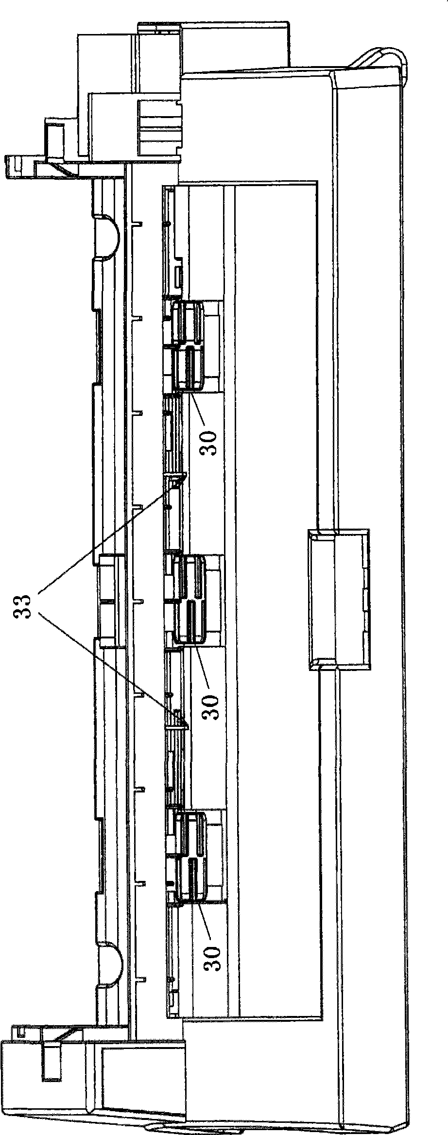 Recording sheet discharge device