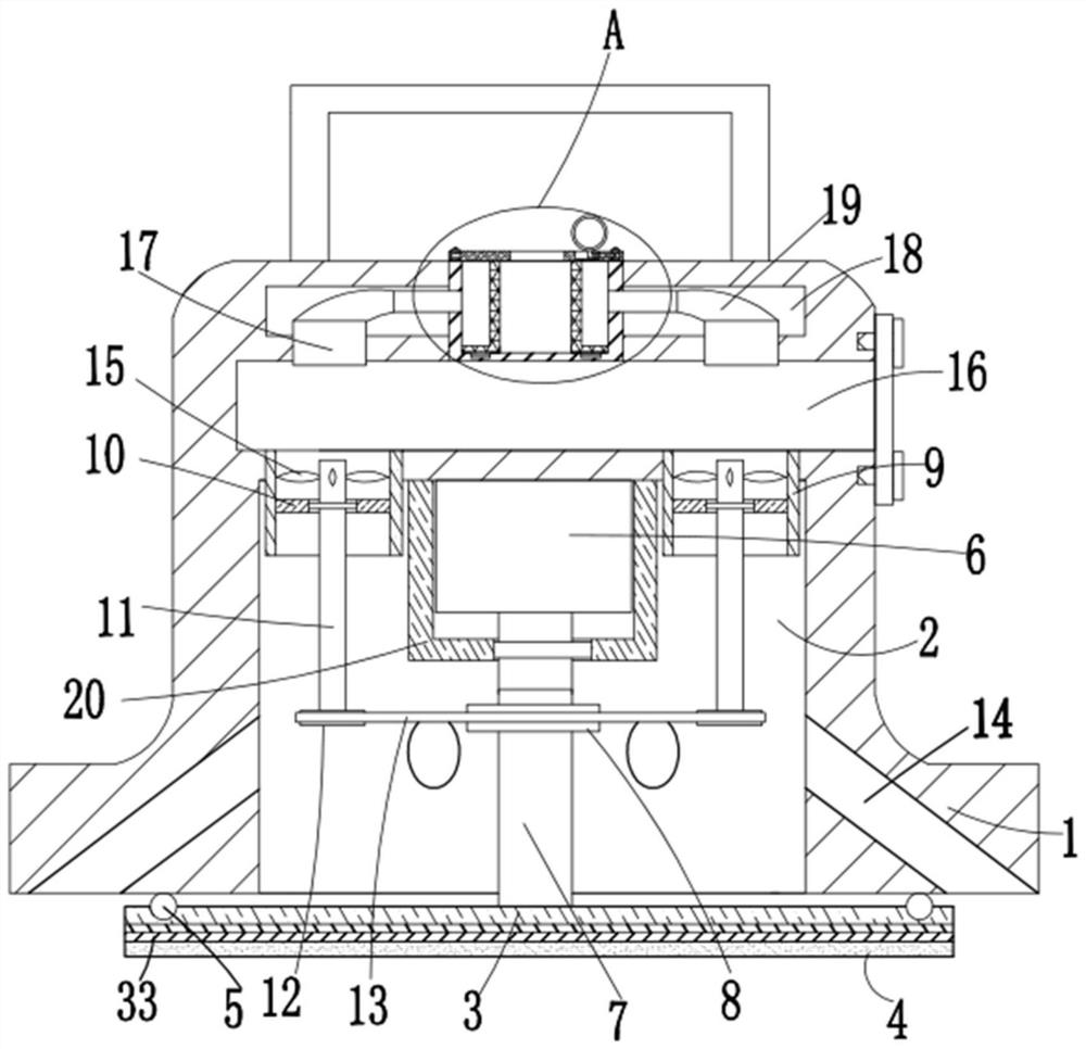 Paint surface polishing device for automobile maintenance