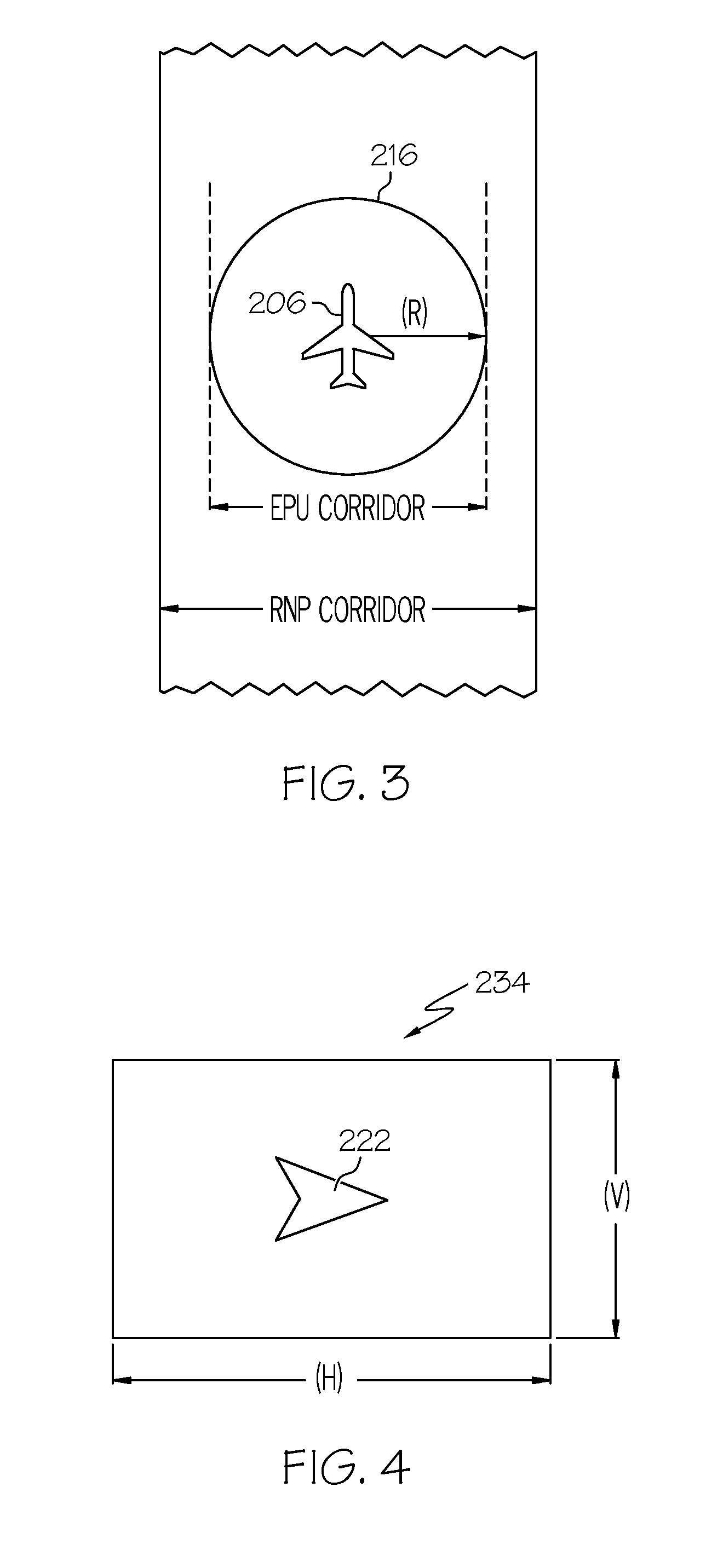 Aircraft navigation accuracy display system