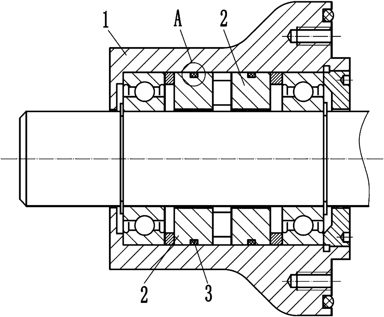 Dynamic sealing device for electric switch