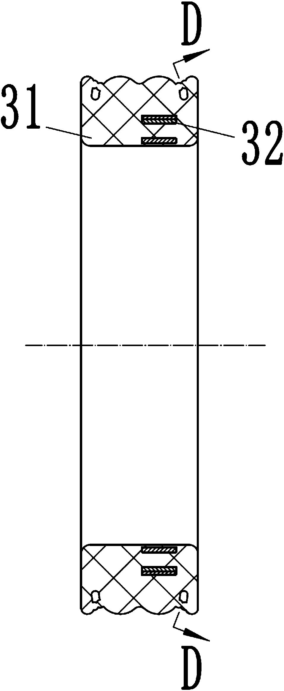 Dynamic sealing device for electric switch