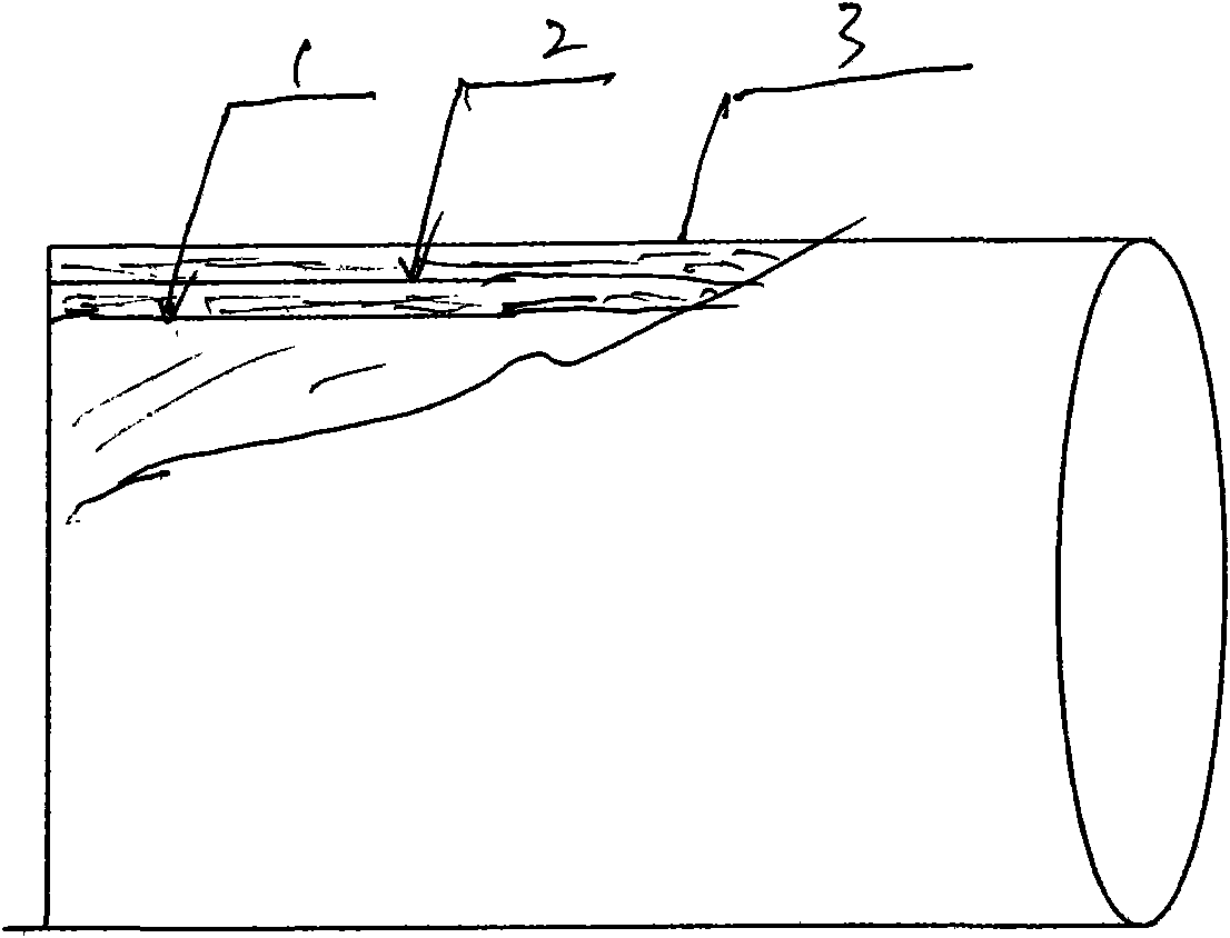 Method for manufacturing paper water pipe