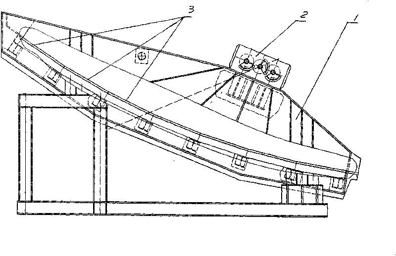 Elliptical vibrating screen with multi-section polygonal line screen surface