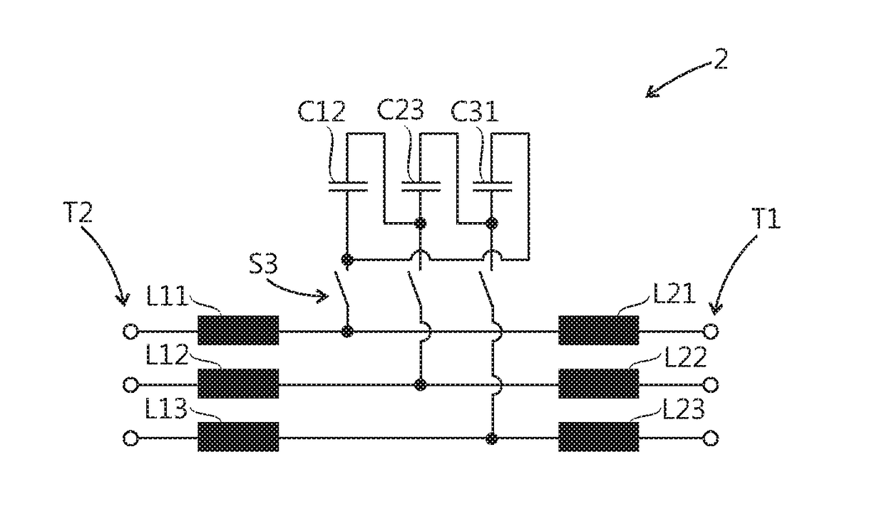 Electrical assembly comprising filter device for improving quality of electricity