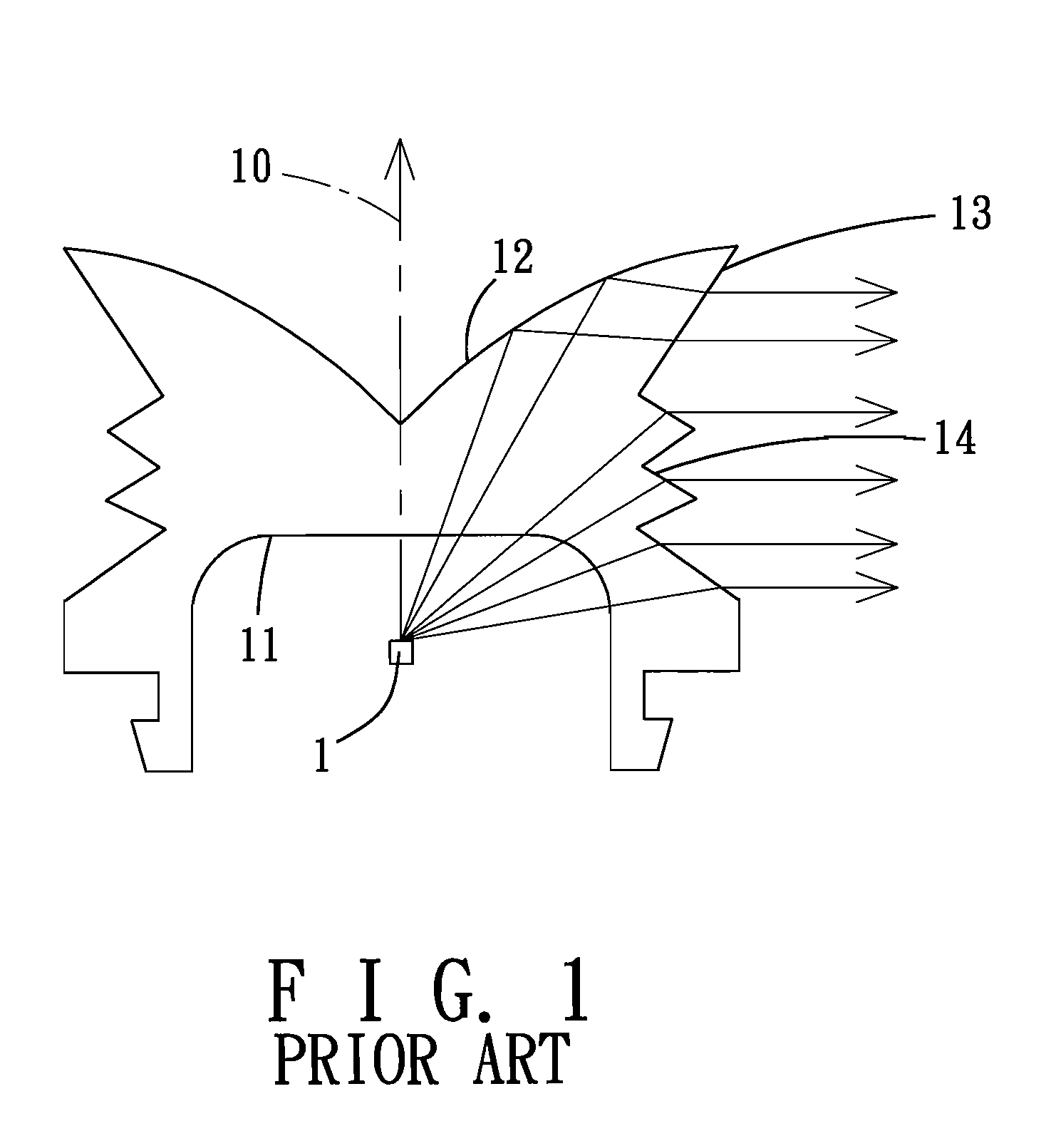 Light-emitting device and a lens thereof
