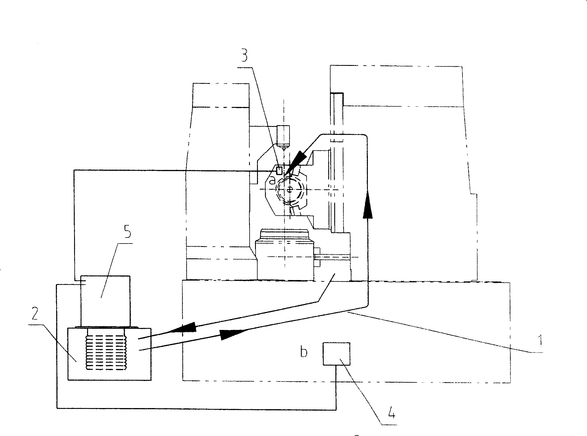 Control device for remote diagnosing thermal deformation of machine tool