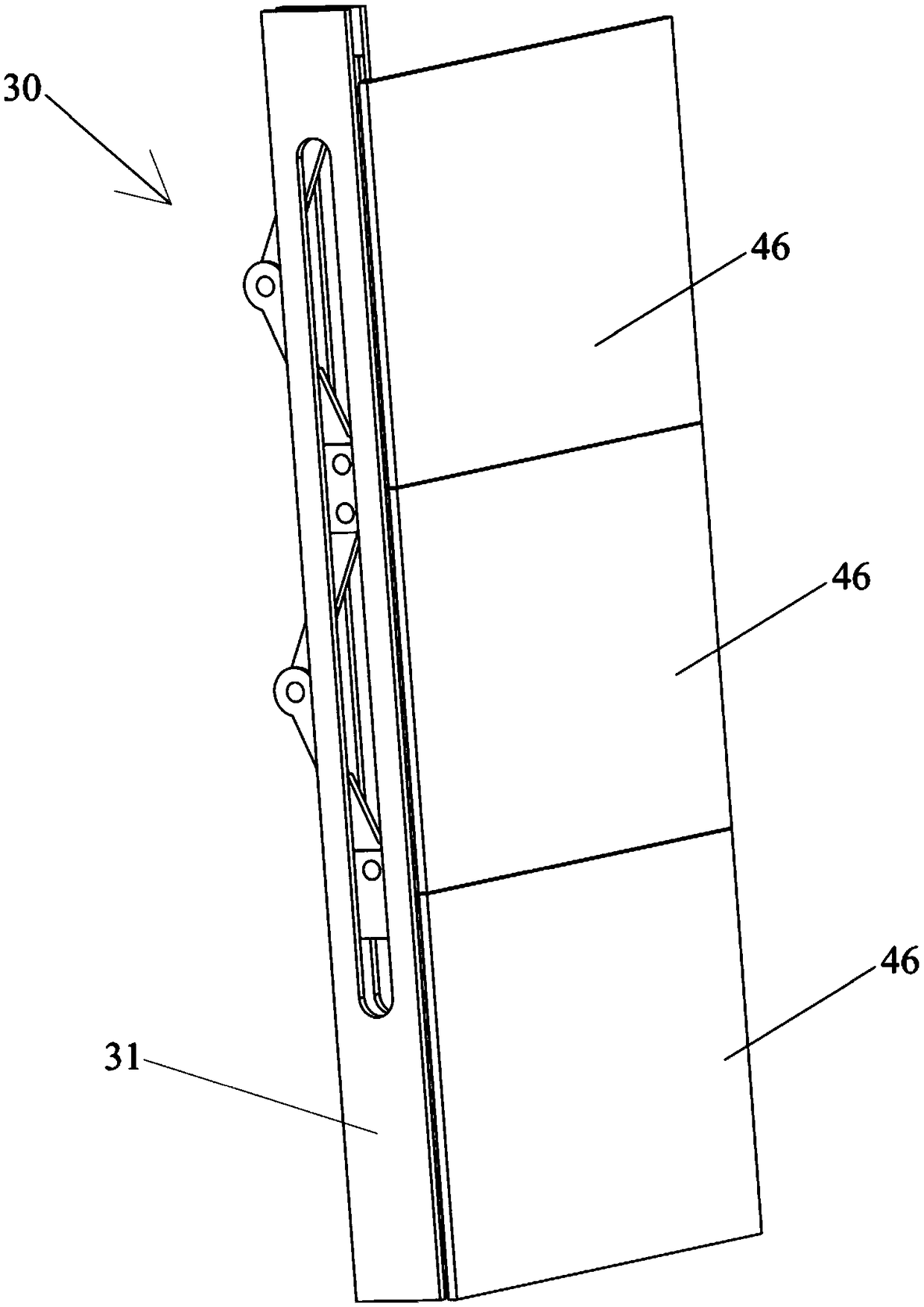 Environment-friendly mixing device for building construction