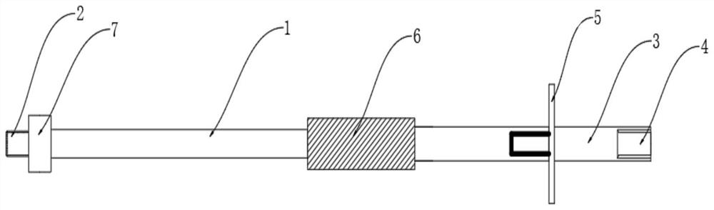 Quick replacement device for condenser copper pipe