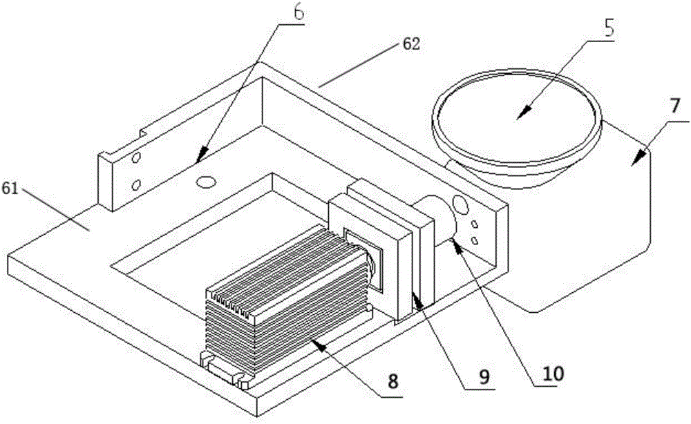 Inversion type restricted ultraviolet light 3D (three-dimensional) printer
