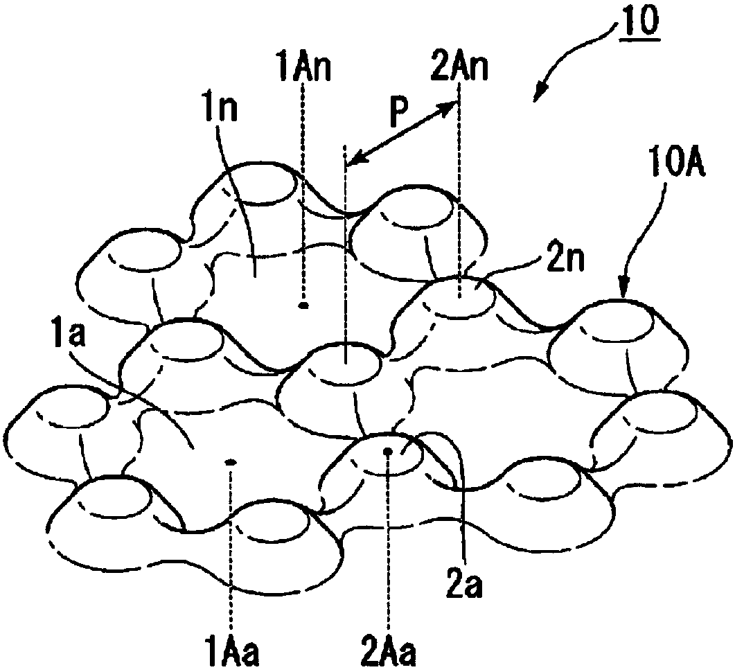 Die, method for manufacturing organic light-emitting diode, and organic light-emitting diode