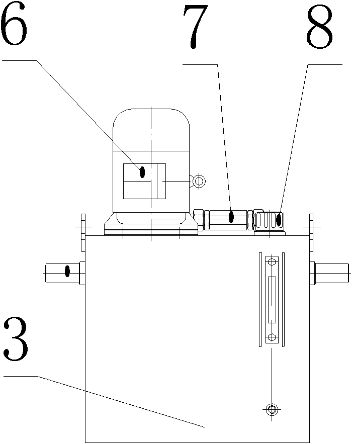 Self-adapting type hydraulic power device for movable bridge