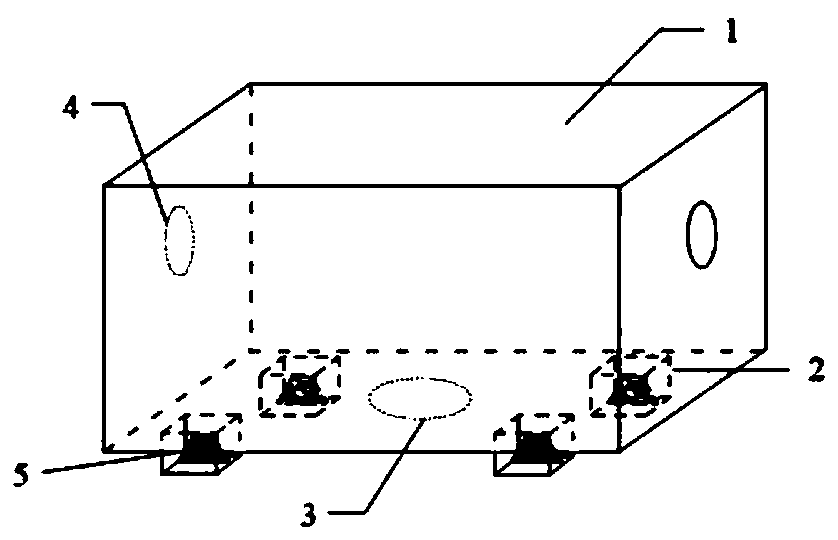 Buffering airbag device