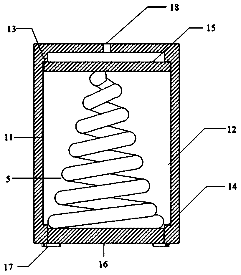 Buffering airbag device