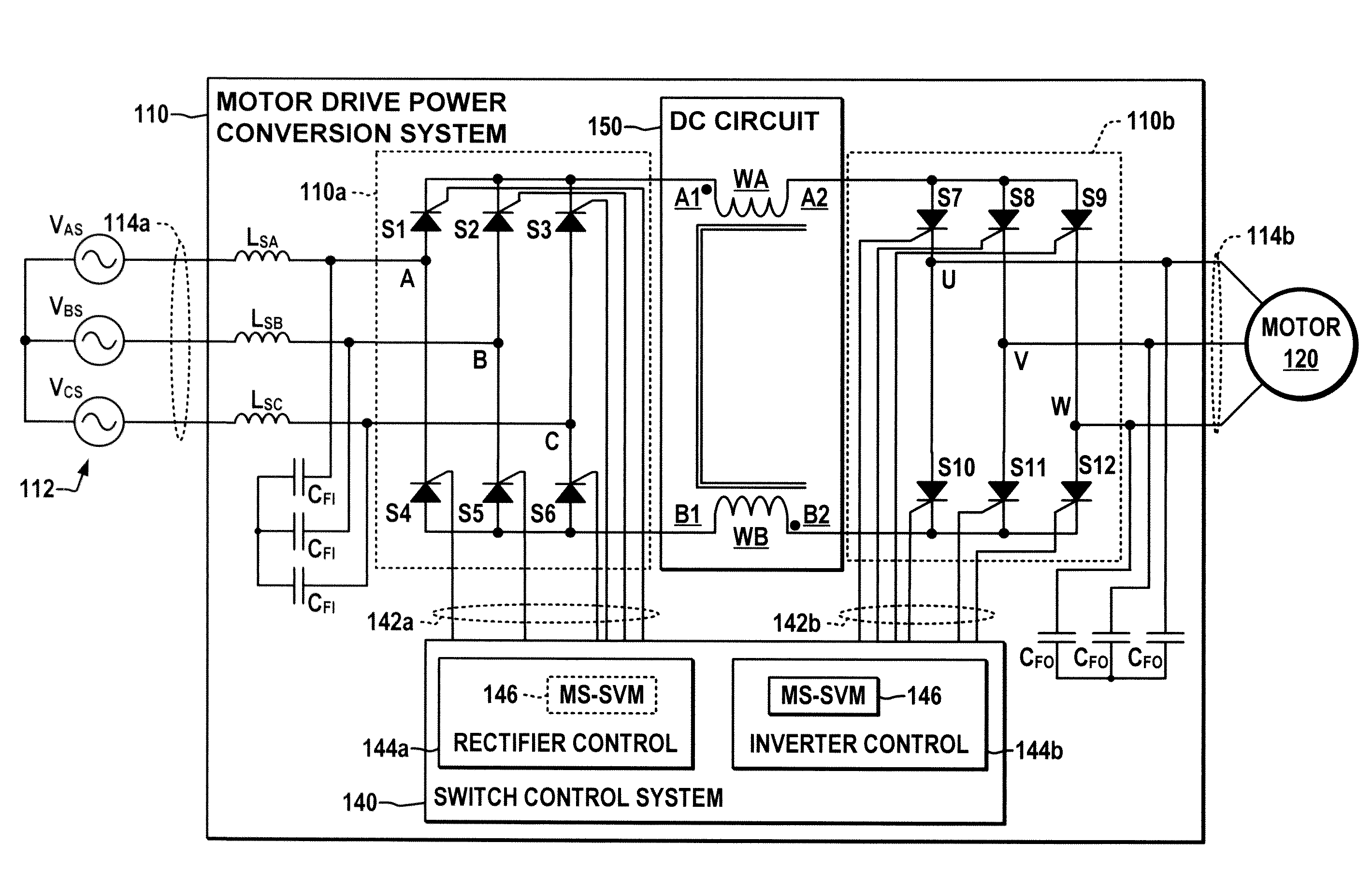 Power conversion systems and methods for controlling harmonic distortion